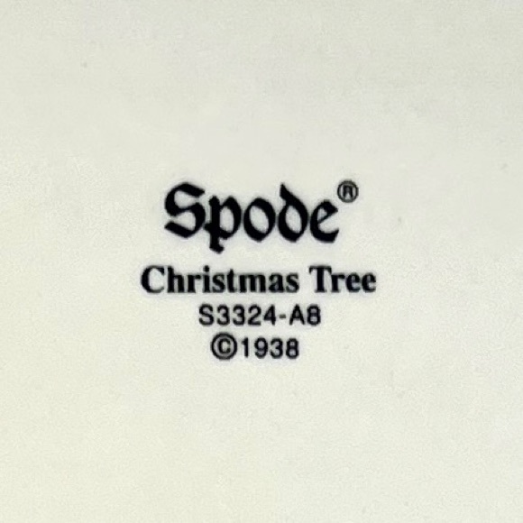 Spode Christmas Tree Dish - Picture 5 of 6